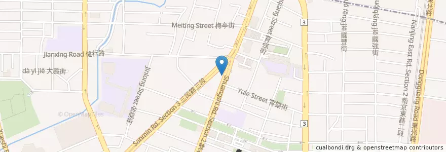 Mapa de ubicacion de 家友幸福小館 en Taiwan, 臺中市, 北區.