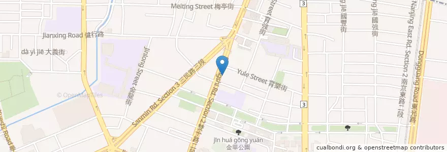 Mapa de ubicacion de 啾喜好食 en 台湾, 台中市, 北区.
