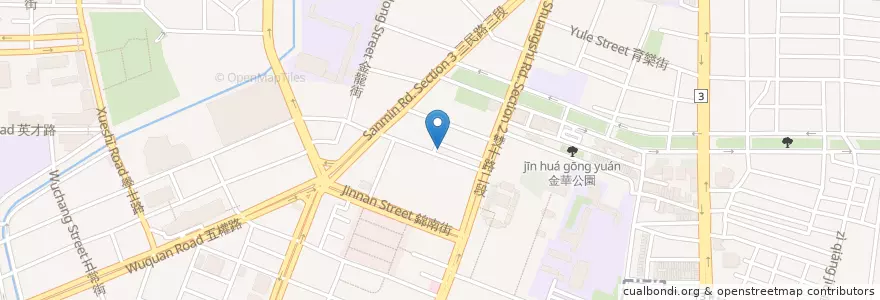 Mapa de ubicacion de 劉姐客家麵食 en Tayvan, Taichung, 北區.