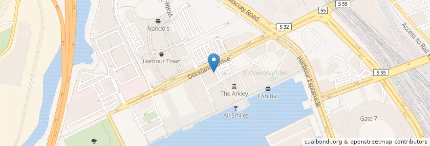 Mapa de ubicacion de Replay Cafe en استرالیا, Victoria, City Of Melbourne.
