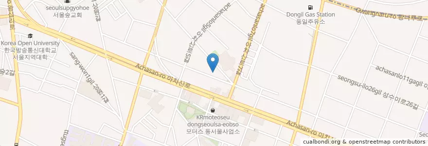 Mapa de ubicacion de 이병준 치과의원 en Corea Del Sur, Seúl, 성동구, 성수2가3동.