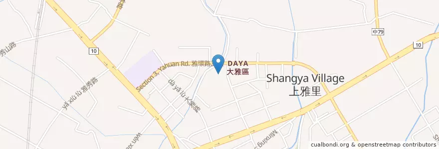 Mapa de ubicacion de 敦和中醫診所 en تايوان, تاي شانغ, 大雅區.