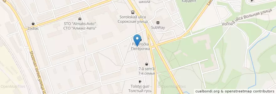 Mapa de ubicacion de СДЭК en ロシア, 北西連邦管区, Республика Карелия, Прионежский Район, Петрозаводский Городской Округ.