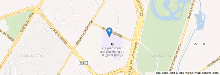 Mapa de ubicacion de 惜时亭 en چین, گوانگ‌دونگ, شنژن, لاوهو, 黄贝街道.