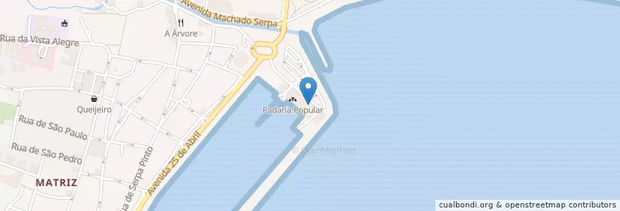 Mapa de ubicacion de Ilha Verde en البرتغال, الأزور, Faial, Horta.
