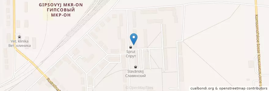 Mapa de ubicacion de Опер.касса №2697/016 en Russia, Distretto Federale Centrale, Oblast' Di Tula, Городской Округ Новомосковск.
