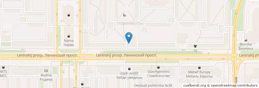 Mapa de ubicacion de ДК Дент en Russia, Northwestern Federal District, Leningrad Oblast, Saint Petersburg, Кировский Район, Округ Княжево.