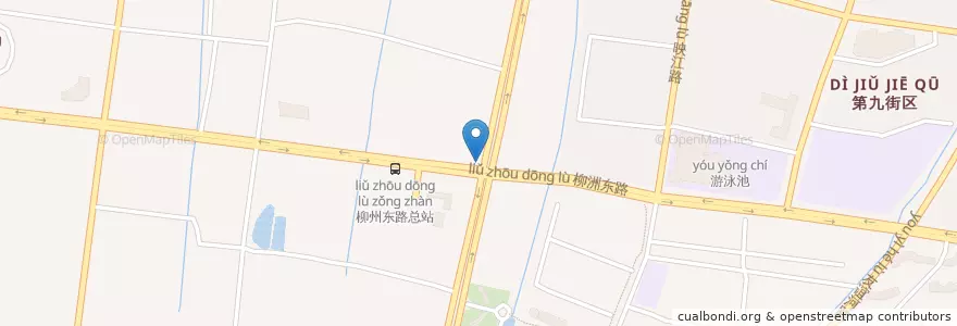 Mapa de ubicacion de 麦当劳 en China, Jiangsu, Nanjing, 浦口区.