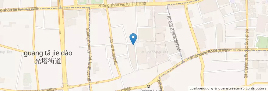 Mapa de ubicacion de KFC en China, Provincia De Cantón, Cantón, 越秀区, 北京街道.