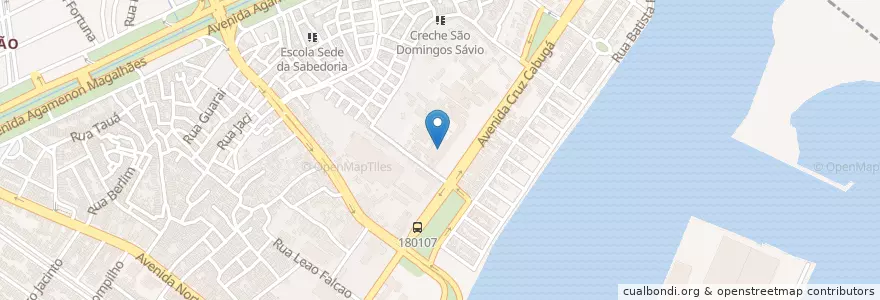 Mapa de ubicacion de Hospital Santo Amaro - Santa Casa de Misericordia en 巴西, 东北部, 伯南布哥, Região Geográgica Imediata Do Recife, Região Geográfica Intermediária Do Recife, Região Metropolitana Do Recife, 累西腓.