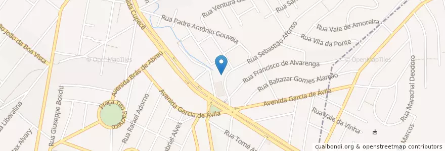 Mapa de ubicacion de CEI Doutor Luiz de Oliveira Duarte en ブラジル, 南東部地域, サンパウロ, Região Geográfica Intermediária De São Paulo, Região Metropolitana De São Paulo, Região Imediata De São Paulo, サンパウロ.