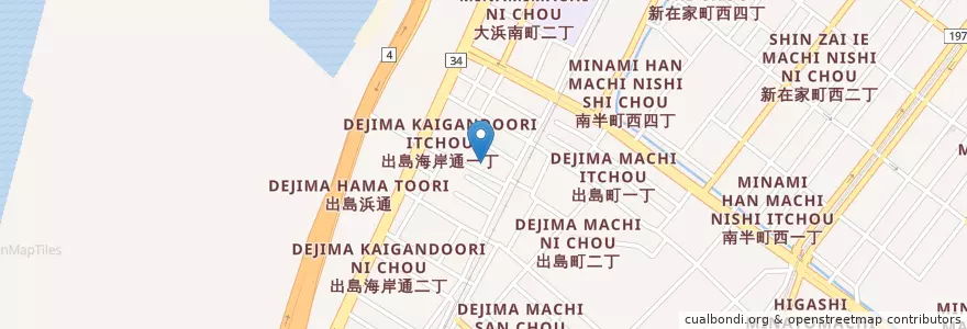 Mapa de ubicacion de 石原医院 en 일본, 오사카부, 사카이시, 堺区.