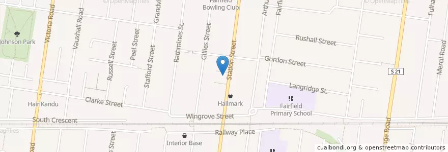 Mapa de ubicacion de Degani Bakery Cafe en Australia, Victoria, City Of Darebin.