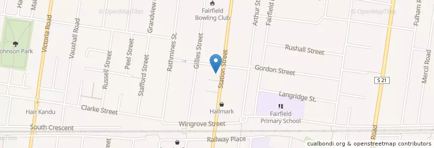 Mapa de ubicacion de Mamma Says en Australia, Victoria, City Of Darebin.