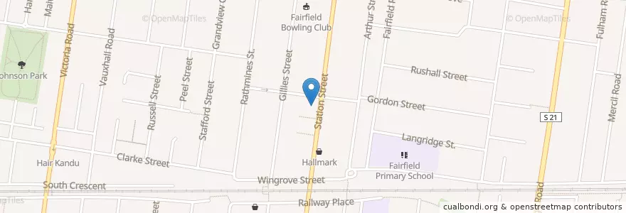 Mapa de ubicacion de Sushi Boy en Austrália, Victoria, City Of Darebin.