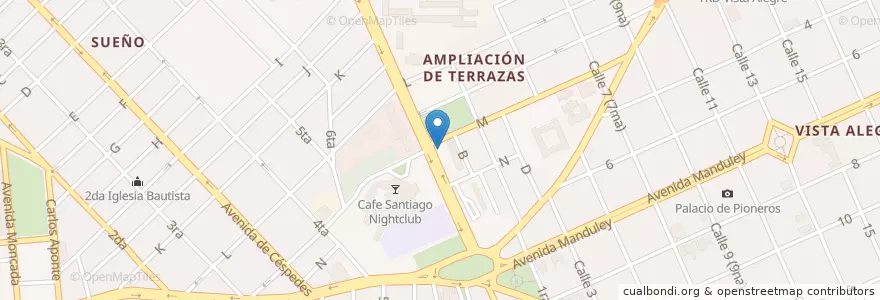 Mapa de ubicacion de Consultoría Jurídica Internacional en Cuba, Santiago De Cuba, Santiago De Cuba, Ciudad De Santiago De Cuba.