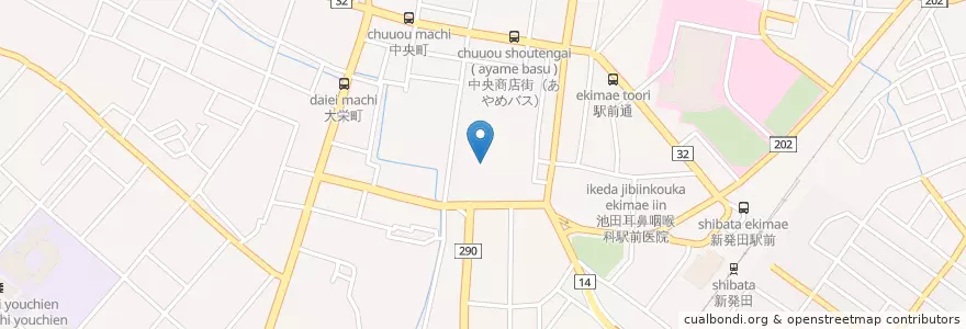 Mapa de ubicacion de 三光寺 en Japonya, 新潟県, 新発田市.