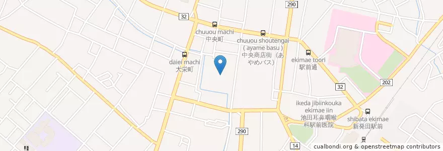 Mapa de ubicacion de 相円寺 en Japan, 新潟県, 新発田市.