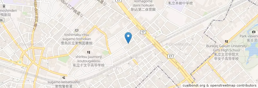 Mapa de ubicacion de Repark en Japon, Tokyo, 豊島区.