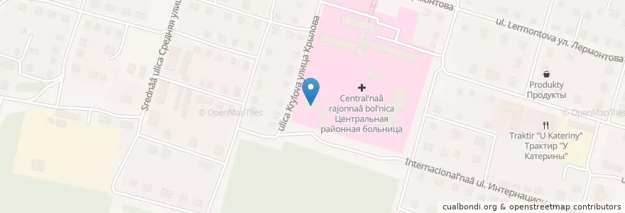 Mapa de ubicacion de Морг en Russie, District Fédéral De L'Oural, Oblast De Sverdlovsk, Восточный Управленческий Округ, Тавдинский Городской Округ.