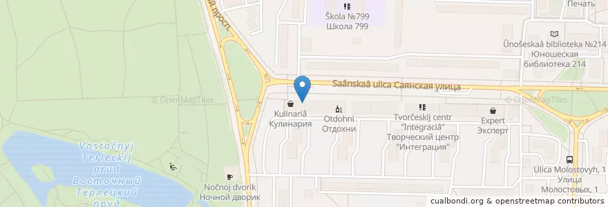 Mapa de ubicacion de Донер Кебаб №1 en Rússia, Distrito Federal Central, Москва, Восточный Административный Округ, Район Ивановское.