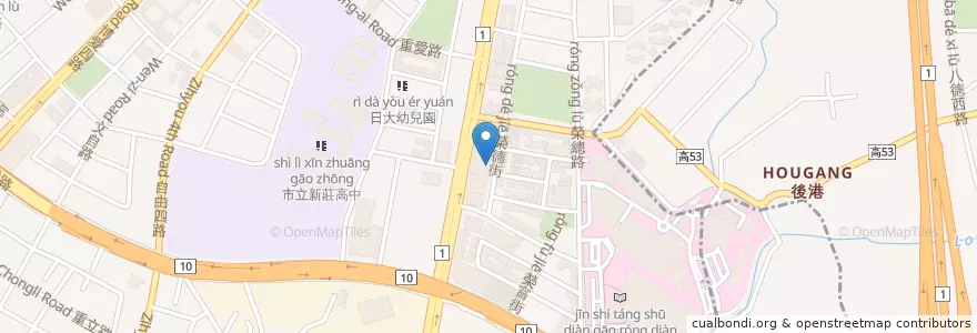 Mapa de ubicacion de 豆宅咖啡 en Тайвань, Гаосюн.