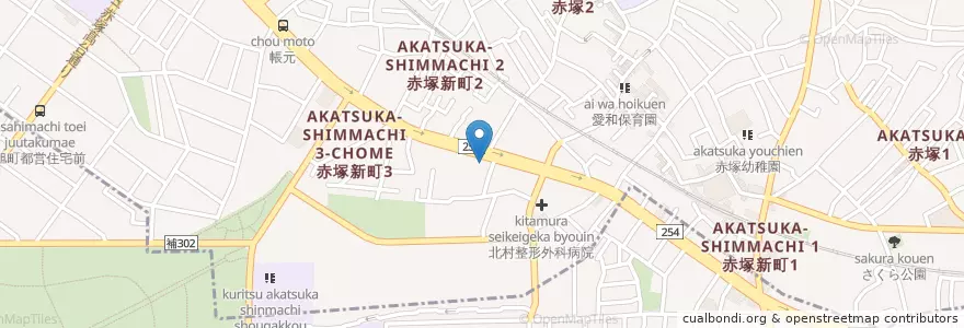 Mapa de ubicacion de 麺処いのこ en Jepun, 東京都, 練馬区.