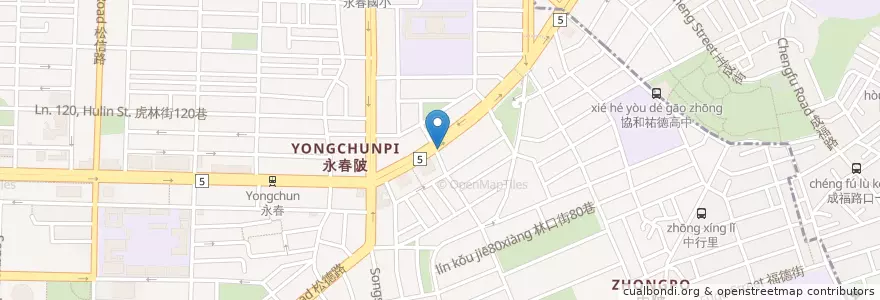 Mapa de ubicacion de 西雅圖咖啡 en 타이완, 신베이 시, 타이베이시, 신이 구.