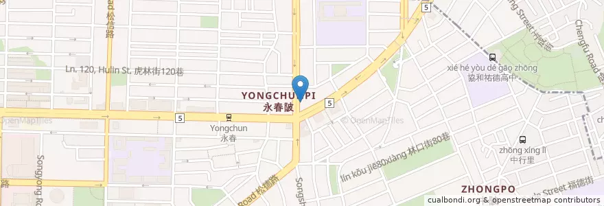 Mapa de ubicacion de 濟德中醫診所 en 臺灣, 新北市, 臺北市, 信義區.