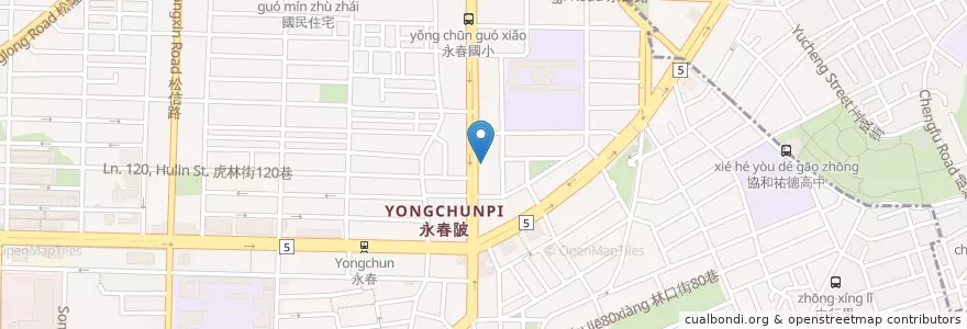 Mapa de ubicacion de 台大恩加動物醫院 en Taiwan, New Taipei, Taipei, Xinyi District.