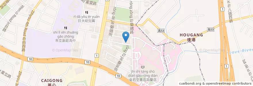 Mapa de ubicacion de 阿亮香雞排 en تايوان, كاوهسيونغ.