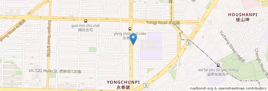 Mapa de ubicacion de 黃啟彰小兒科 en 台湾, 新北市, 台北市, 信義区.