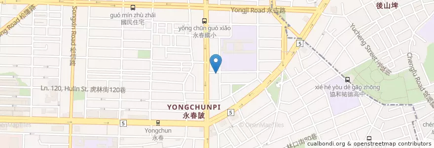 Mapa de ubicacion de 信義健康藥局 en 臺灣, 新北市, 臺北市, 信義區.