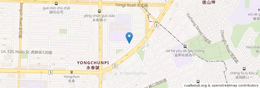 Mapa de ubicacion de 武術整復 en 臺灣, 新北市, 臺北市, 信義區.
