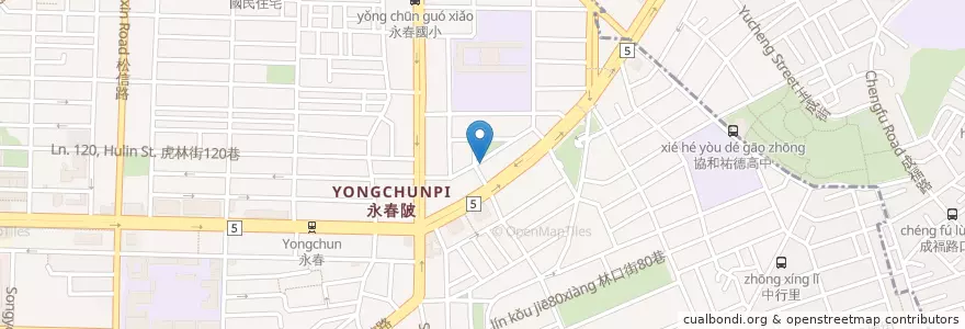 Mapa de ubicacion de 宗周幼兒園 en Taiwan, New Taipei, Taipei, Xinyi District.