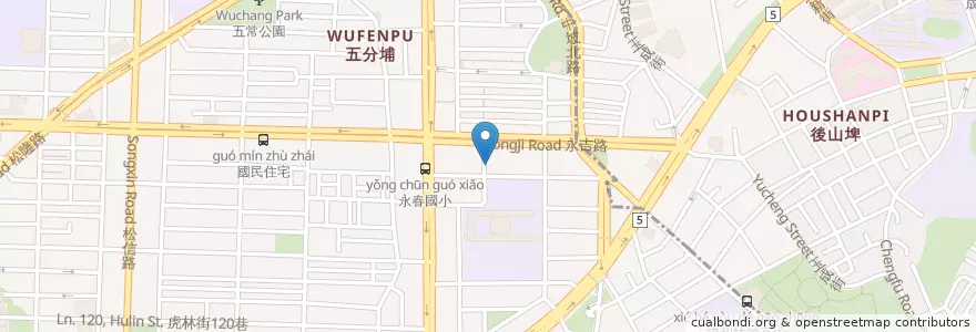 Mapa de ubicacion de 世傳整復 en Тайвань, Новый Тайбэй, Тайбэй, 信義區.