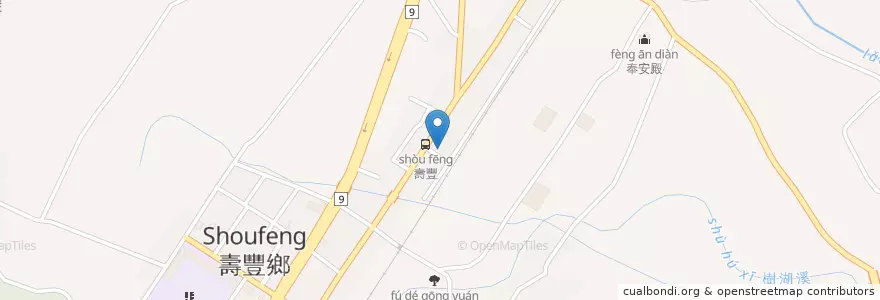 Mapa de ubicacion de 懷林診所 en Taiwan, 臺灣省, Condado De Hualien, 壽豐鄉.