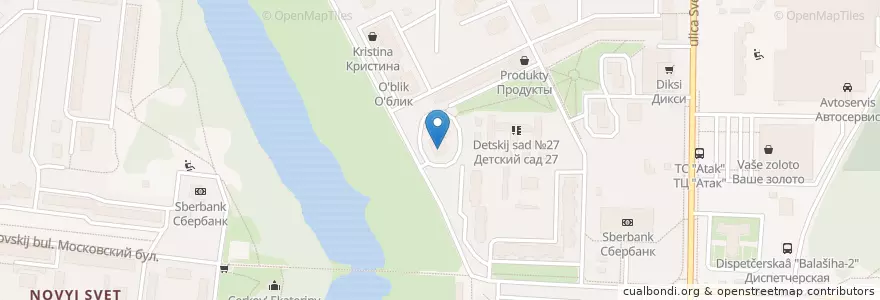 Mapa de ubicacion de Инвитро en Russland, Föderationskreis Zentralrussland, Oblast Moskau, Городской Округ Балашиха.