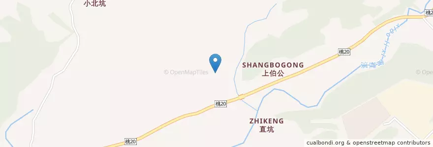Mapa de ubicacion de 三元宮 en 臺灣, 桃園市, 龍潭區.