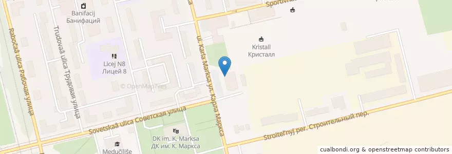 Mapa de ubicacion de Феола en Rússia, Distrito Federal Central, Oblast De Moscou, Городской Округ Электросталь.