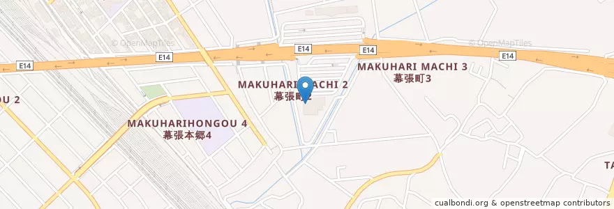 Mapa de ubicacion de Foods Express en Japan, Präfektur Chiba, 千葉市, 花見川区.