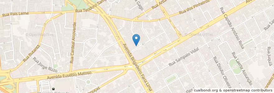 Mapa de ubicacion de Seu Vito en ブラジル, 南東部地域, サンパウロ, Região Geográfica Intermediária De São Paulo, Região Metropolitana De São Paulo, Região Imediata De São Paulo, サンパウロ.