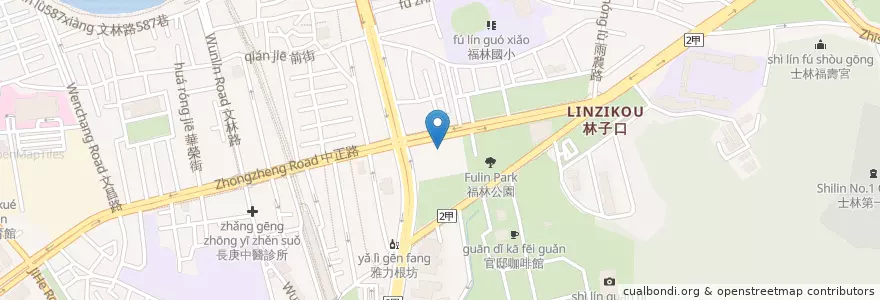 Mapa de ubicacion de project 0.1 en Taiwan, 新北市, Taipei, 士林區.