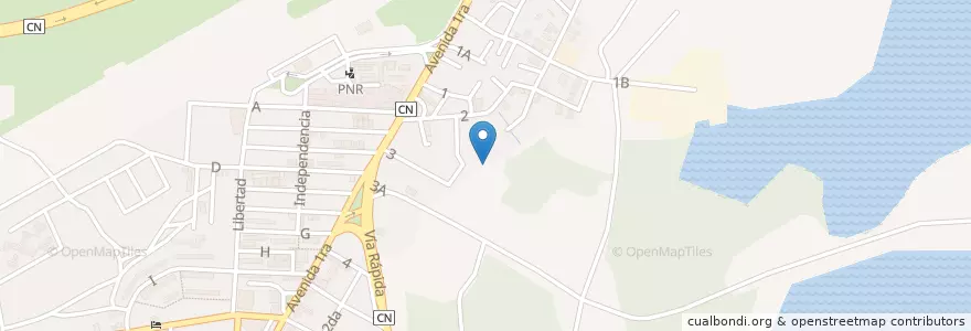 Mapa de ubicacion de Jesus'restaurant, la fiesta del CARBON en كوبا, Matanzas, Cárdenas.