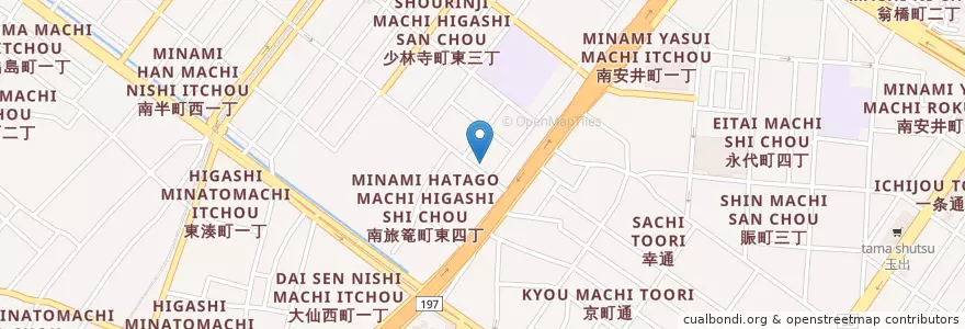 Mapa de ubicacion de 正明寺 en Japon, Préfecture D'Osaka, Sakai, 堺区.