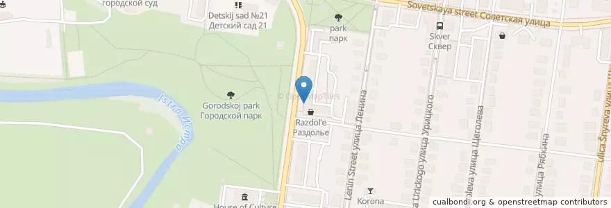 Mapa de ubicacion de Hairdresser & Coffee House "TOT SAMYI PROKHOROV" en Russia, Central Federal District, Moscow Oblast, Городской Округ Истра.