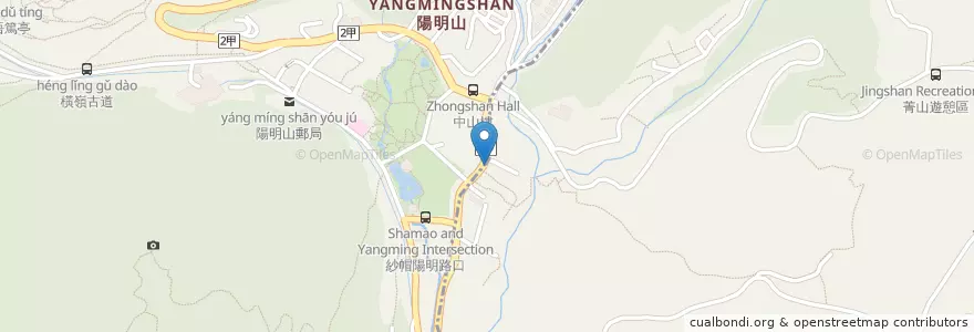 Mapa de ubicacion de 野菜屋 en تایوان, 新北市, تایپه, 北投區, 士林區.