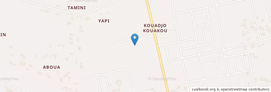 Mapa de ubicacion de Collège Michel Vako en Кот-Д’Ивуар, Абиджан, Abobo.