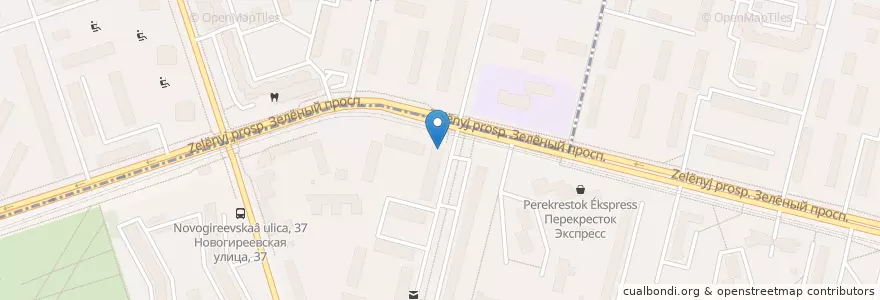 Mapa de ubicacion de Горздрав en روسيا, Центральный Федеральный Округ, Москва, Восточный Административный Округ, Район Новогиреево.