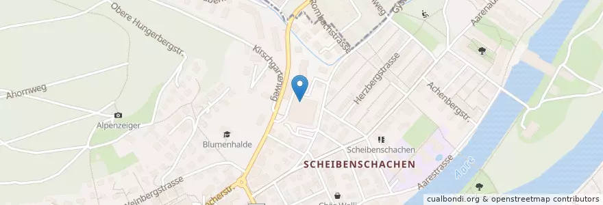 Mapa de ubicacion de Heilpädagogische Schule Aarau en スイス, Aargau, Bezirk Aarau, Aarau.